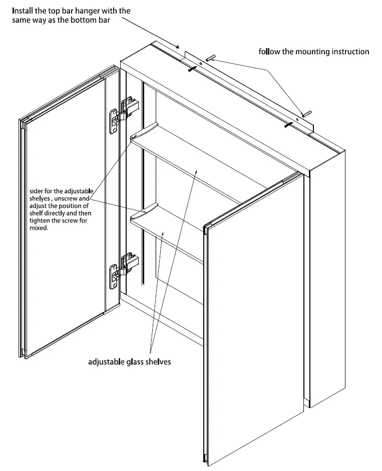 The-Home-Depot-MC2636-Aluminum-Medicine-Cabinet-FIG-5