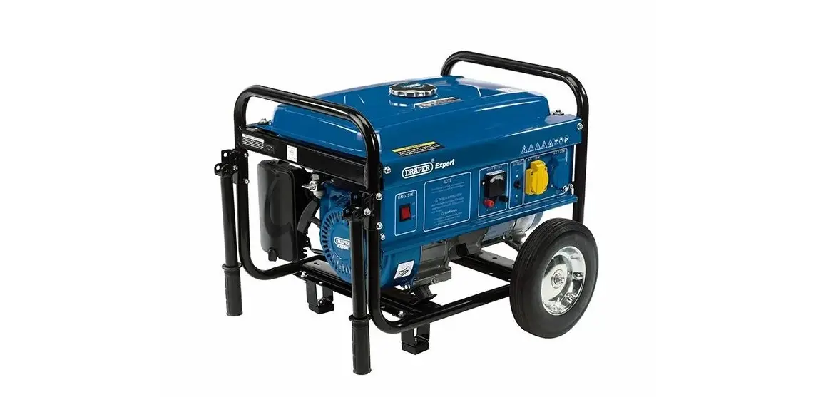 Draper 87088 Petrol Generator With Wheels Instruction Manual