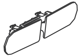 Midea MDP Dehumidifier - cord buckle