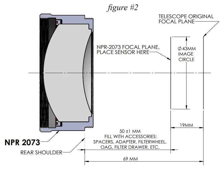 Tele Vue NPR-2073 0.8x Reducer for NP Telescopes - Fig 2