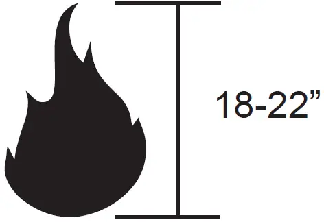 ELEMENTI OFP121LP Carrara Marble Porcelain Fire 35