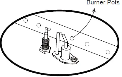 ELEMENTI OFP121LP Carrara Marble Porcelain Fire 48
