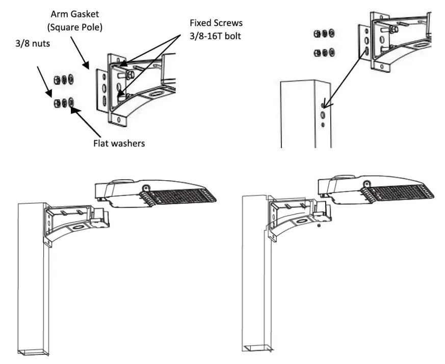 PLT SOLUTIONS PLTS-11985 Excel Series LED Area Light Fixture - fig 2