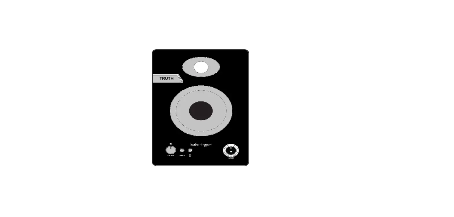 Behringer Audiophile 3.5 Inch Studio Monitor User Guide