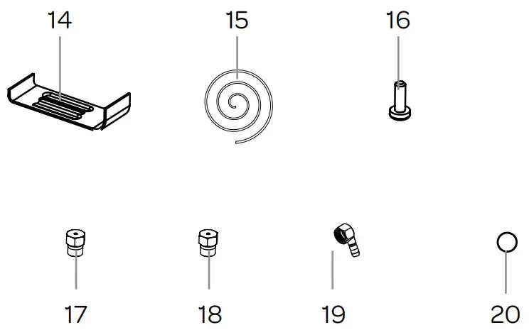 INVENTUM IKG7523WGGL Built in Gas Hob - Included accessories