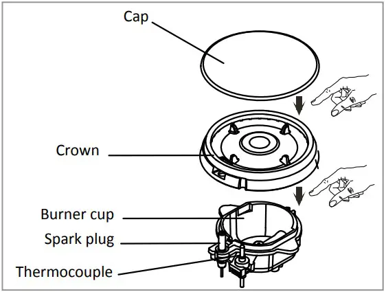 INVENTUM IKG7523WGGL Built in Gas Hob - cleaning & maintenance
