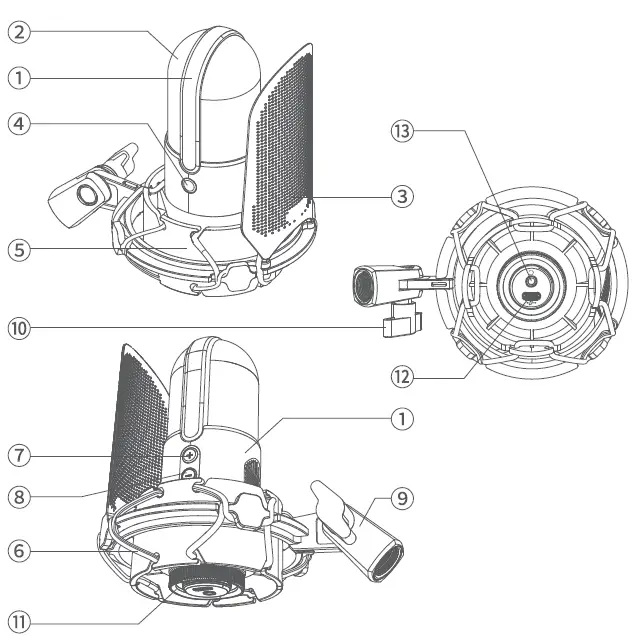 Godox-UMic10-USB-Cardioid-Condenser-Microphone-fig-2