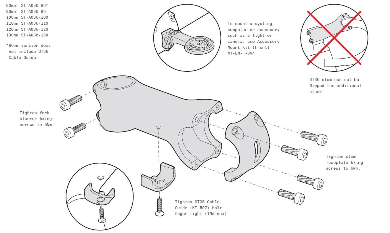 cervelo ST-A036 Alloy Road Stem Soloist 1