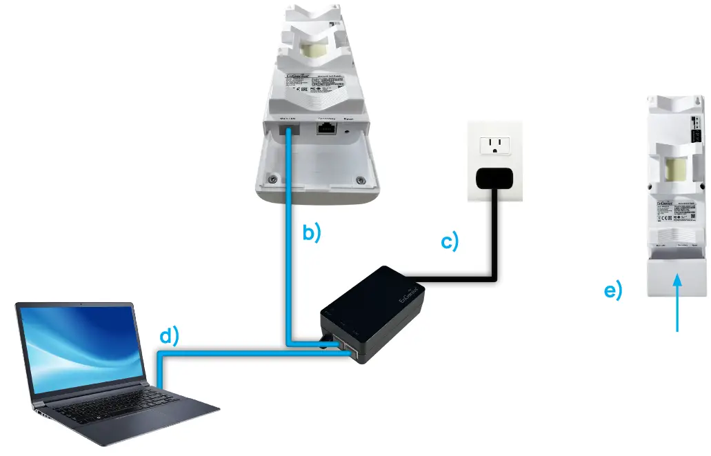 EnGenius ENH500-AX Outdoor Access Point or Client Bridge - Connecting the Device 2