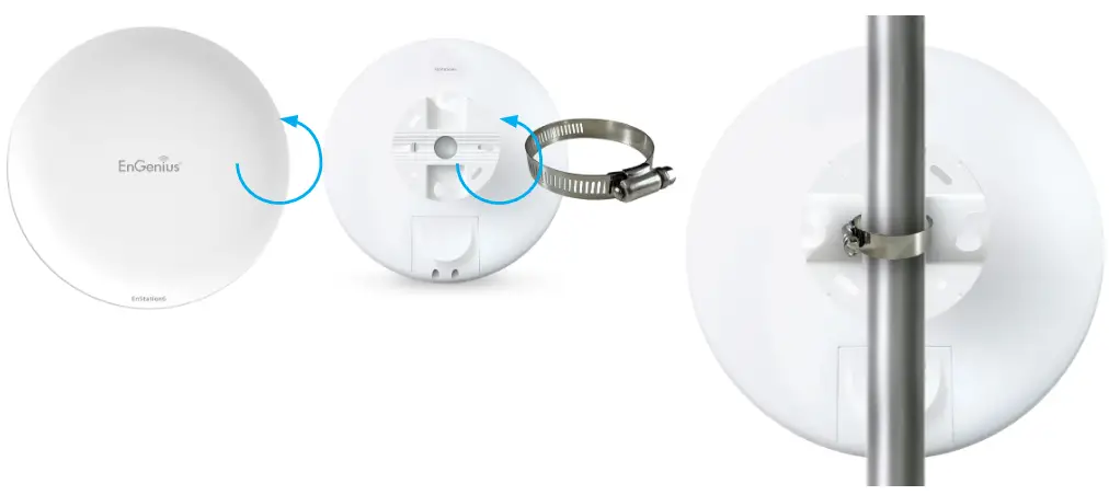 EnGenius ENH500-AX Outdoor Access Point or Client Bridge - Pole Mounting 1