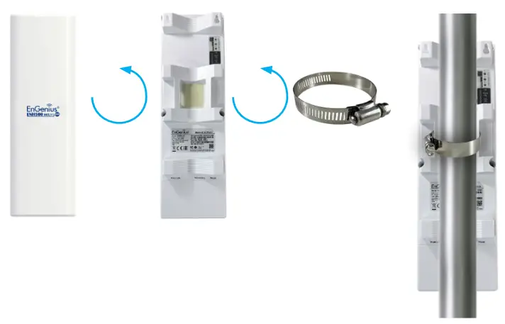 EnGenius ENH500-AX Outdoor Access Point or Client Bridge - Pole Mounting