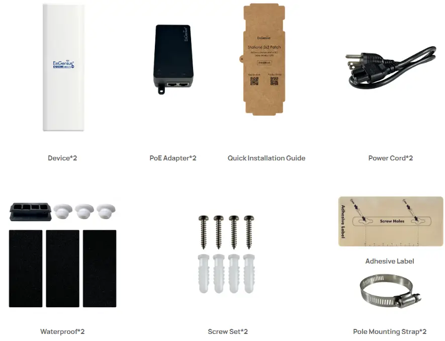 EnGenius ENH500-AX Outdoor Access Point or Client Bridge - parts