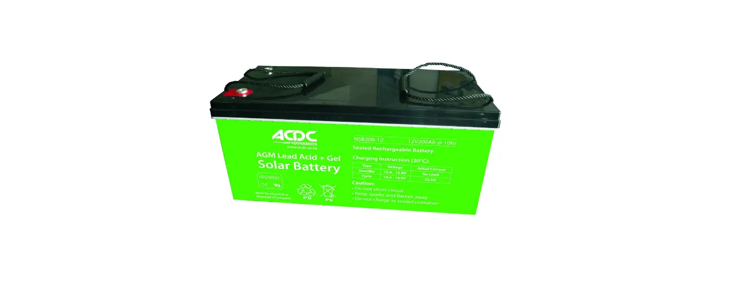 Acdc Dynamics Nsb065-12 Gel Series Battery Owner's Manual