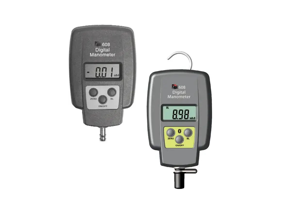 Tpi 608 And 608bt Digital Manometer User Manual