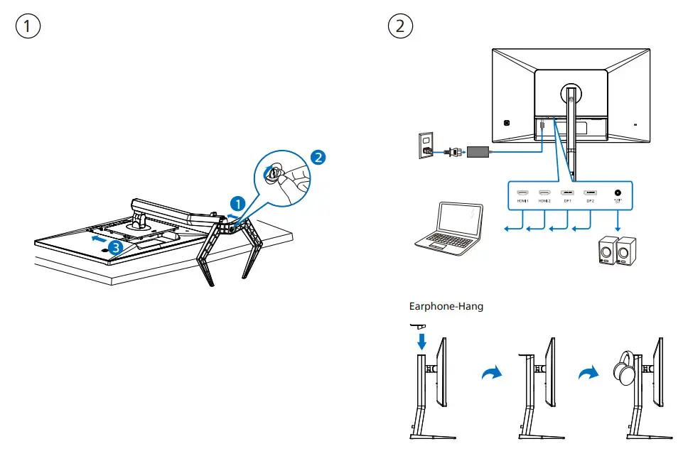 PHILIPS EVNIA 27M1N5500Z4 Gaming Monitor - figure 1