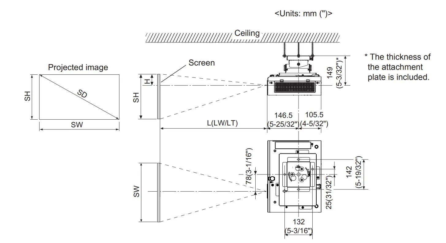 Standard Installation Dimensions