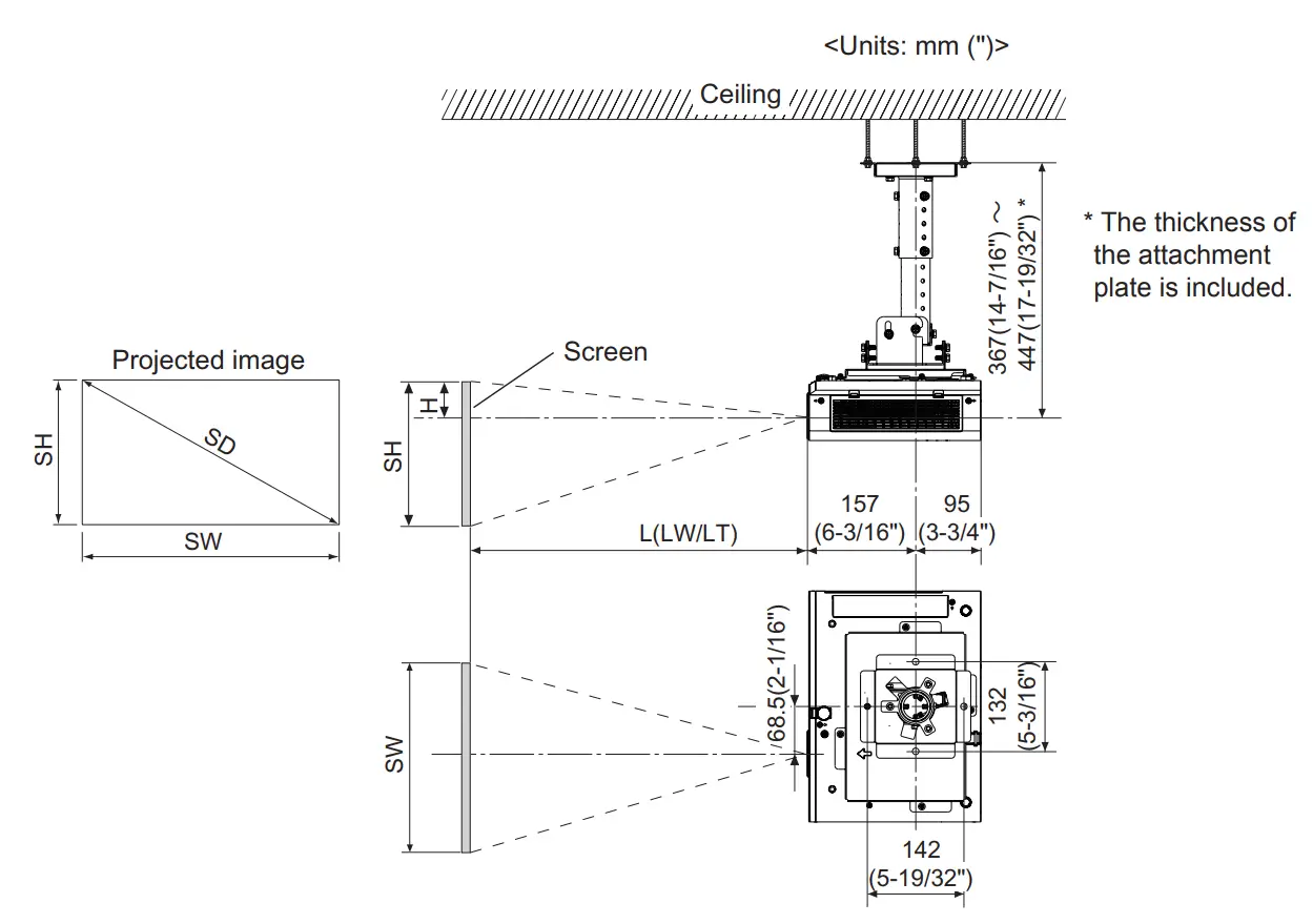 Standard Installation Dimensions