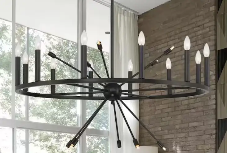 Vanity Art Sjs90922bk 22 Light Candle Style Wagon Wheel Chandelier Instruction Manual