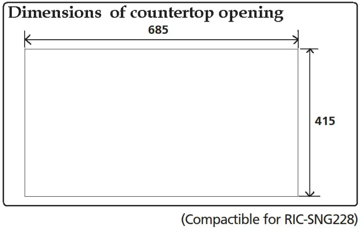 Rasonic RIC SNG211 RIC SNG228 Induction Cooker - Customize Kitchen Cabinet 1