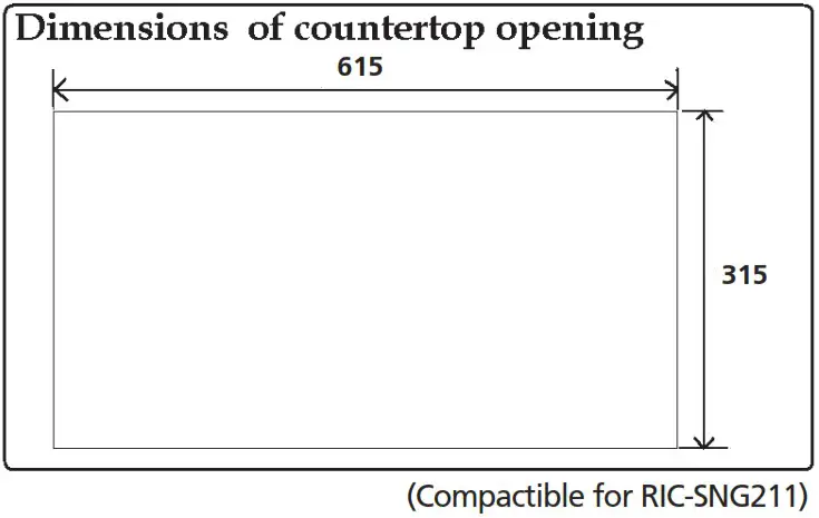 Rasonic RIC SNG211 RIC SNG228 Induction Cooker - Customize Kitchen Cabinet 2