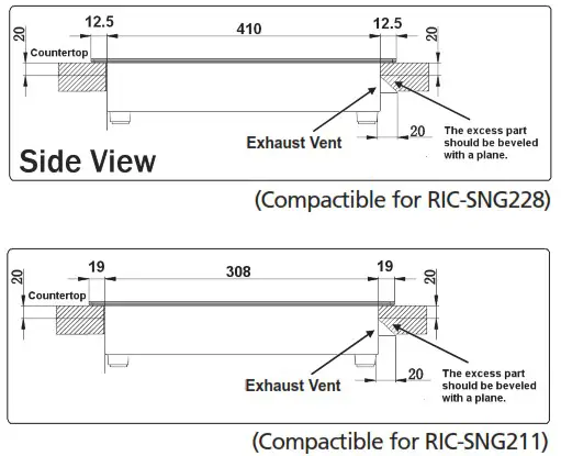 Rasonic RIC SNG211 RIC SNG228 Induction Cooker - Customize Kitchen Cabinet 7