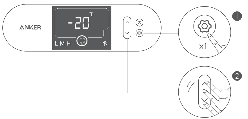 Setting the Temperature Unit
