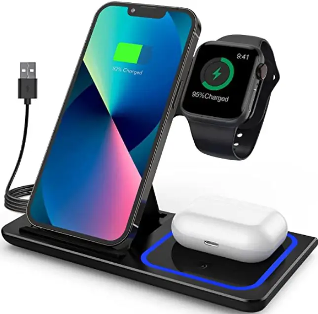 MGCTECH SC-A5 Multifunctional Desktop 4In1 Wireless Charger