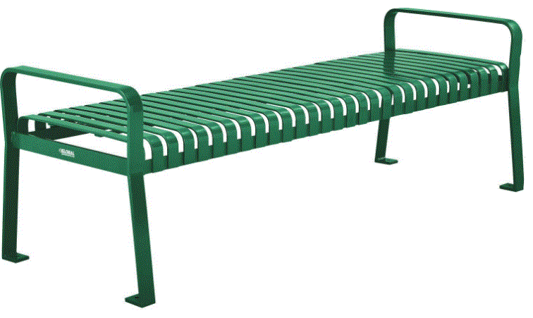 GLOBAL-INDUSTRIAL-262112BKKD-Steel-Park-Bench-without-Back-PRODUCT