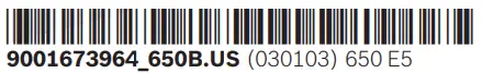 BOSCH 100 Series Premium Smart Dishwasher - Bar Code
