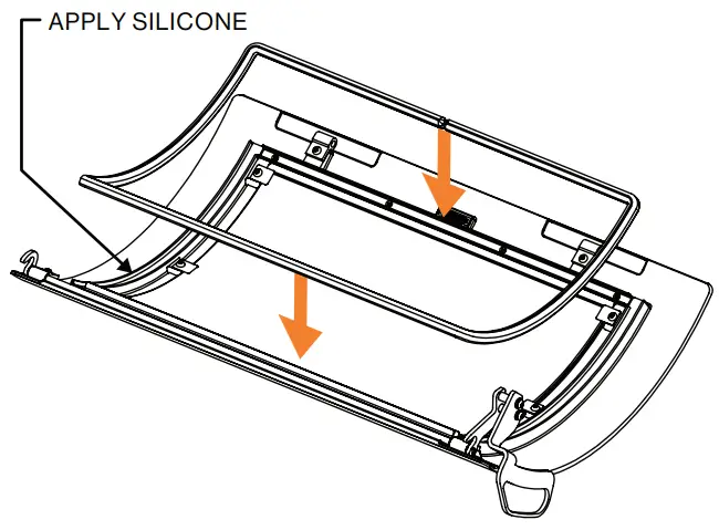 nectre Form 2 Premium Fireplaces and Heater - APPLY SILICONE