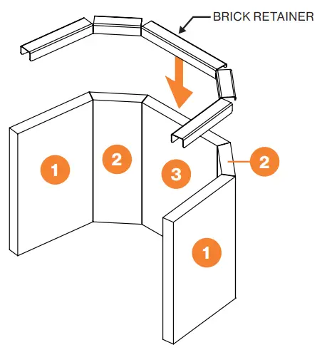 nectre Form 2 Premium Fireplaces and Heater - retainer