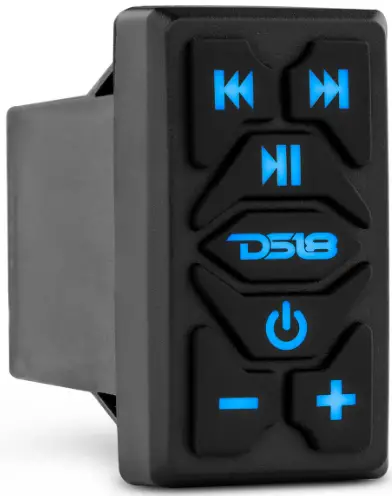 DS18 RKS-BT Waterproof Bluetooth Rocker Switch Audio Streamer with Controls