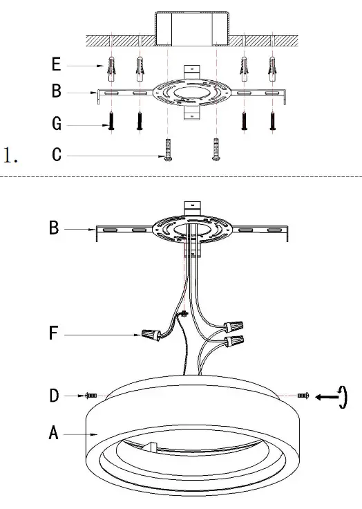 ET2 E35101 iCorona 24 Inch LED Flush Mount with Wiz RGBW - fig 2