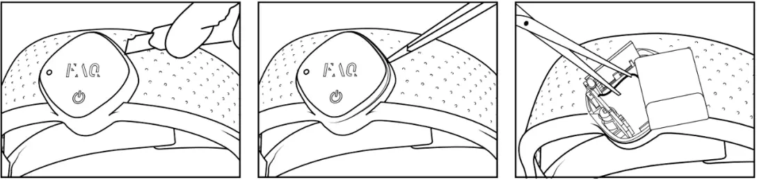 FAQ 202 LED Face Mask - Battery Removal