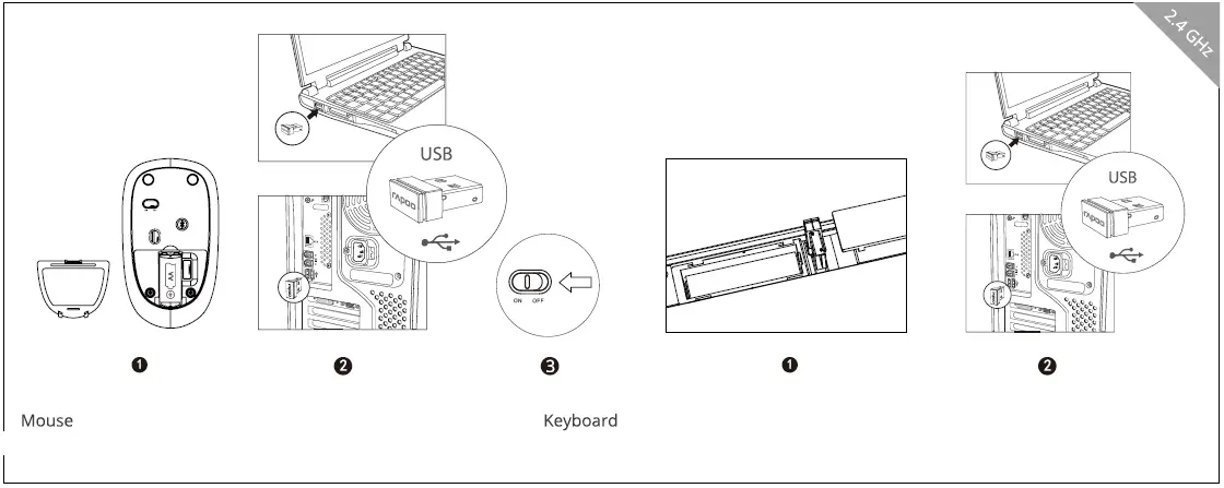 rapoo-8050T-Multi-Mode-Wireless-Keyboard-and-Mouse-fig-1