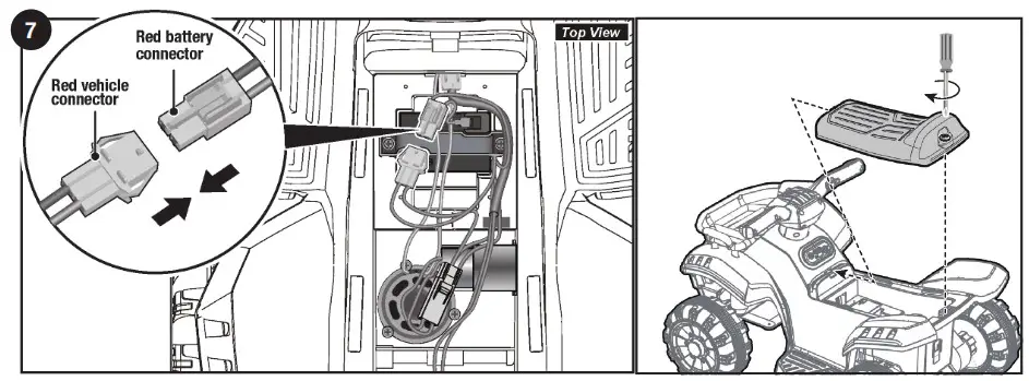 TOYZ MINI RAPTOR 6V RAPTOR Battery Operated Ride on Car - ASSEMBLY INSTRUCTIONS 3