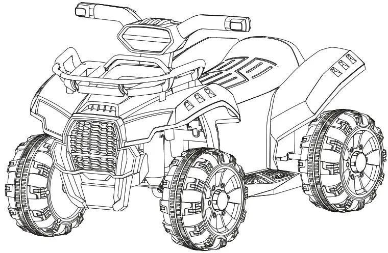 TOYZ MINI RAPTOR 6V RAPTOR Battery Operated Ride on Car - cover