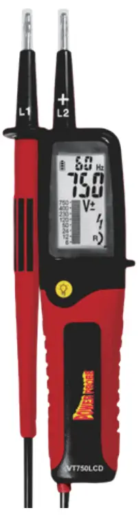 POWER PROBE VT750LCD Voltage Tester