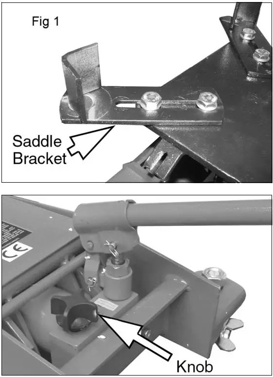 Clarke CFTJ500 Transmission Jack Instructions - Fig 1