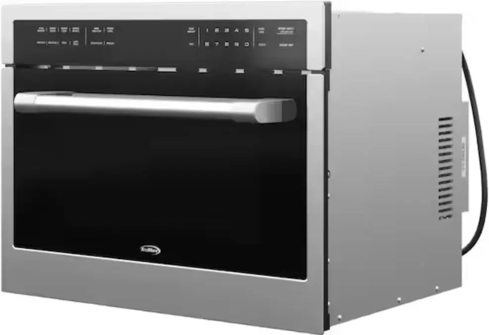 KoolMore KM-CWO24-SS Compact Wall Oven with Built In Microwave