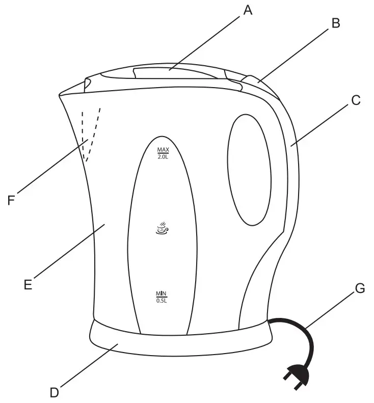 Atlanta ATH-2302 Electric Kettle - ELECTRIC KETTLE