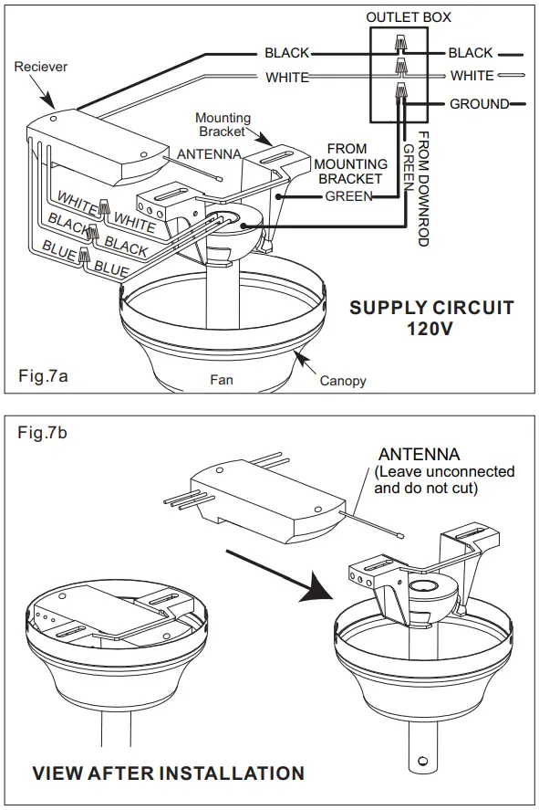 Breezary 29003-BN 52 Inch Ceiling Fan With Light - Hardware 7