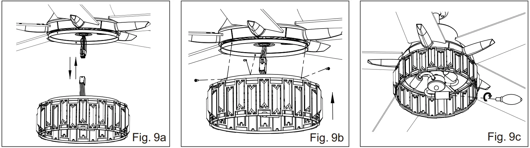 Breezary 29003-BN 52 Inch Ceiling Fan With Light - Hardware 9