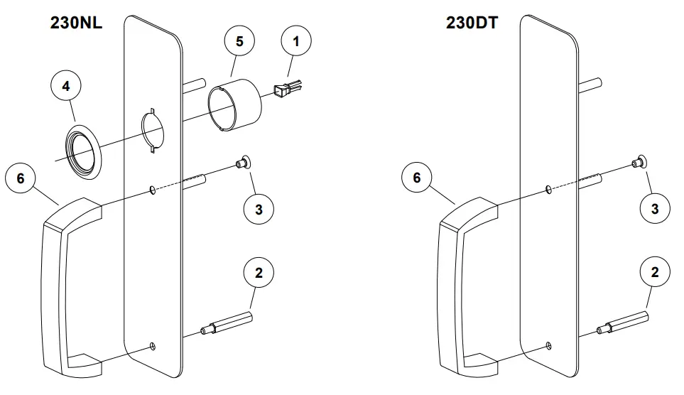 ALLEGION 230 Exit Device Trim - s finished item1