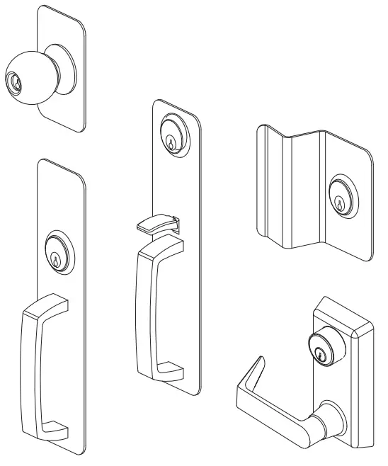 ALLEGION 230 Exit Device Trim