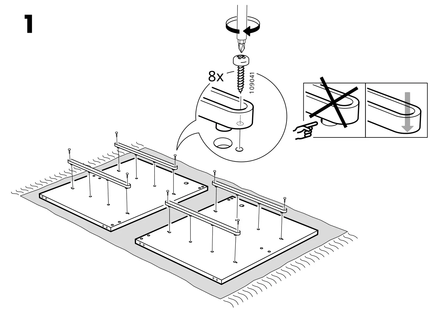IKEA KULLEN 2-Drawer Chest - Figure 1