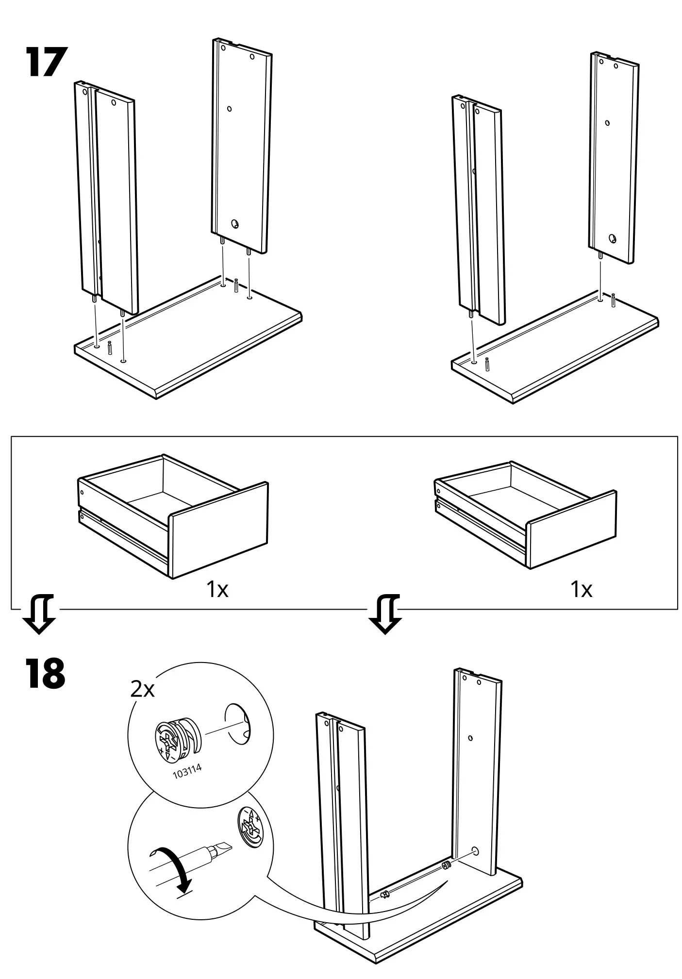 IKEA KULLEN 2-Drawer Chest - Figure 17-18