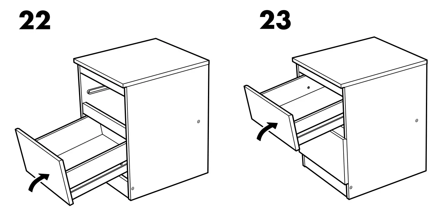 IKEA KULLEN 2-Drawer Chest - Figure 22,23