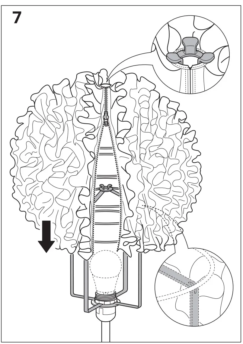 IKEA AA-2320306-3-2 VINDKAST Allolampa Feher - Fig 7