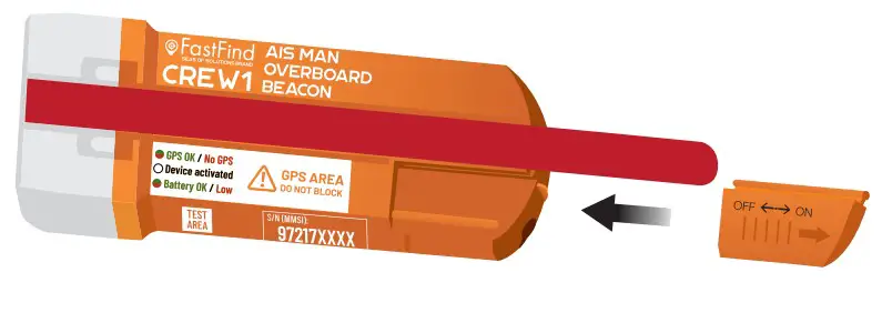 FastFind CREW1 AIS Man Overbaord Beacon - fig 10